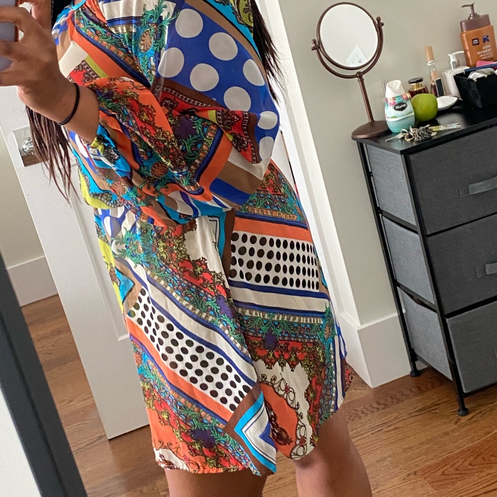 Multi Pattern Dress